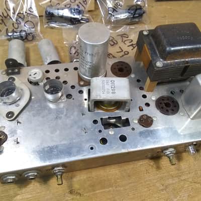 Silvertone 3070 R2R Power Amp Section w/ tubes and speaker 1954 image 3