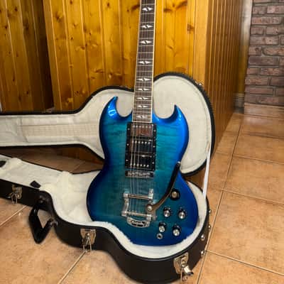Gibson SG Deluxe 2013 - Cobalt Fade image 7