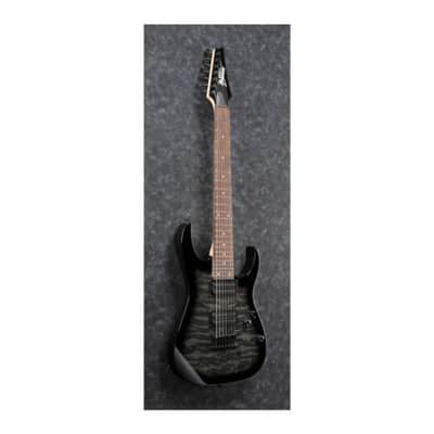 Ibanez GIO RG 7 String Solid-Body Electric Guitar (Right Hand, Transparent Black Sunburst) GRG7221QATKS image 4