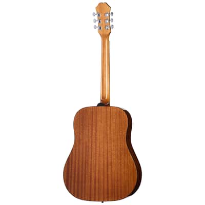 Epiphone DR100 SONGMAKER Series Left-Handed Acoustic Guitar (Natural) image 3