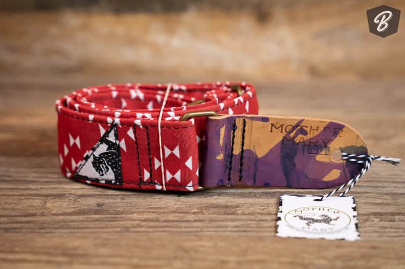 Mother Mary "Red Pony" Guitar Strap image 1