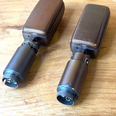 RARE stereo pair - Vintage Reslo SR1 M Ribbon Microphones high output - 300 ohms image 13