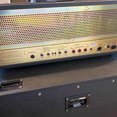 Marshall JCM 2000 TSL 100 Triple Super Lead 3-Channel 100-Watt Guitar Amp Head & Marshall 1960 Vintage 4x12 Speaker Cabinet on wheels image 6