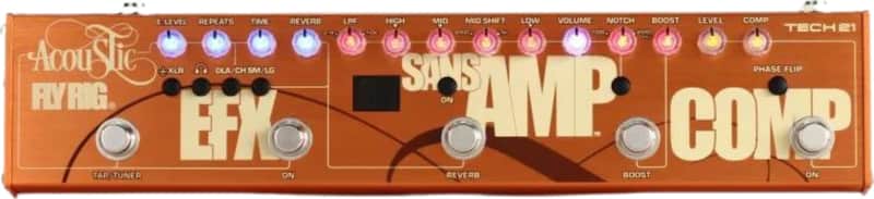 Tech 21 Acoustic Fly Rig Acoustic Multi-Effects Processor image 1