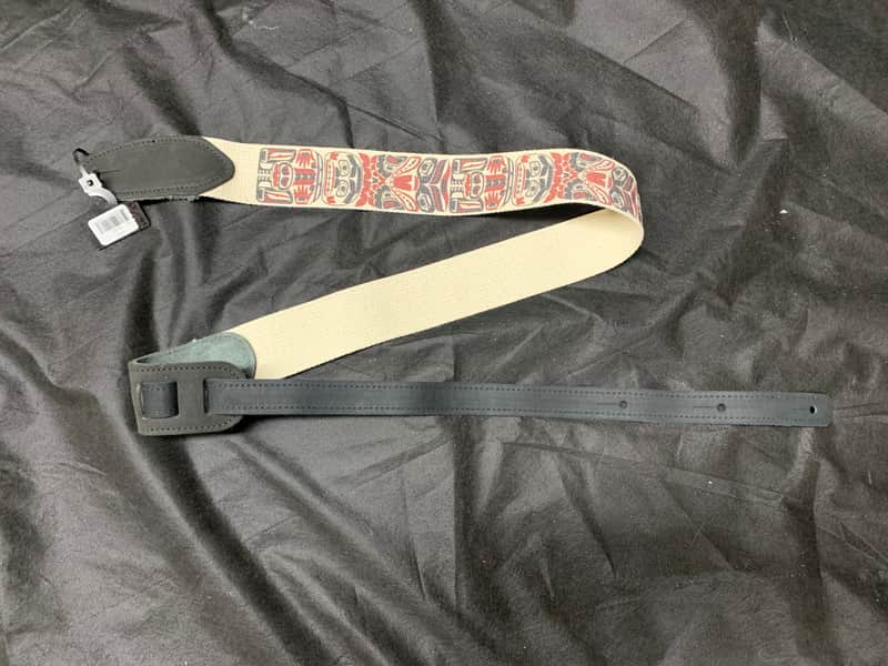LM 2" Native American PACIFIC Northwest Totem Tiki Guitar Strap NEW PN-4 image 1