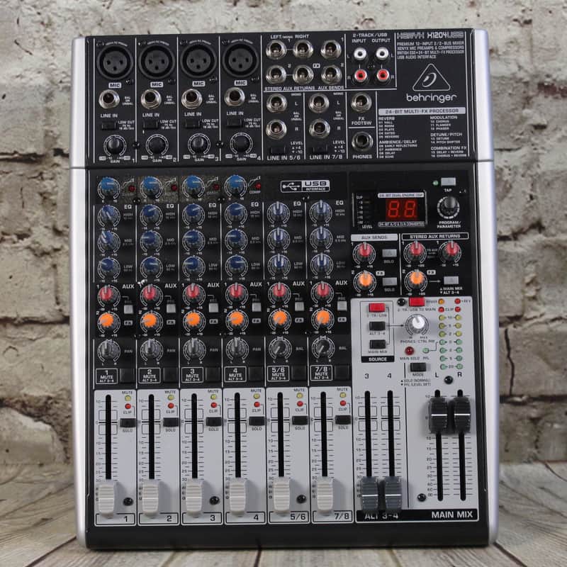 Behringer Xenyx X1204USB Mixer with USB Interface | Reverb