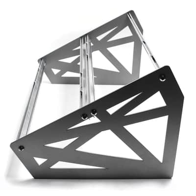 Cheeks of STEEL Eurorack Case - 6U, 84HP Rails, Threaded Nut Strips image 3