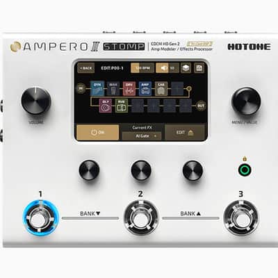 Hotone MP-300 Ampero II Stomp Amp Modeler/Multi-FX Pedal - Open Box image 1