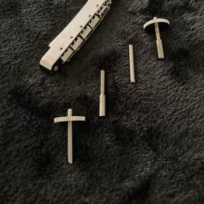 Gibson Historic ABR-1 Tune-o- Matic Bridge - Nickel “Non Wired” with Brass and Nylon Saddles-2025 image 6