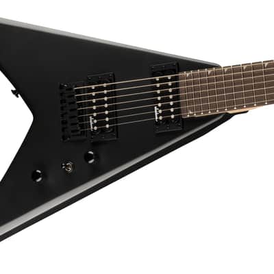 SPECIAL ORDER! JACKSON JS Series JS22-7 KING V Guitar in Satin Black image 1