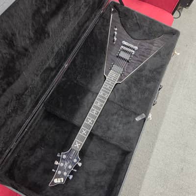 ESP LTD Ninja-600 Michael Amott Signature with Case - See Thru Black image 6