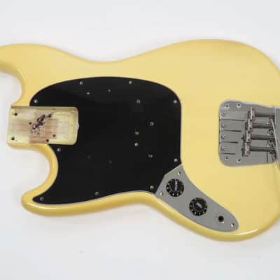 1979 Fender Mustang Bas Olympic White Lefty Left Handed image 9