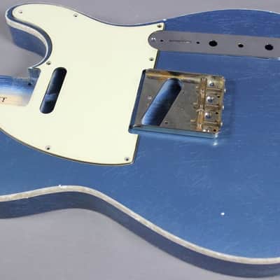 MJT Official Custom Order Vintage Aged Nitro Single Bound Guitar Body Mark Jenny VTT image 1