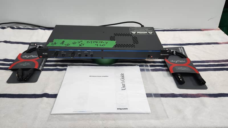 Symetrix Vintage Studio monitor amplifier, Model A-420, Made in USA image 1