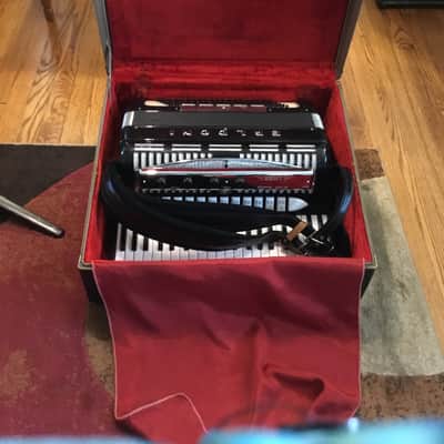 Baldoni Accordion Triple Musette Custom  - Black image 8