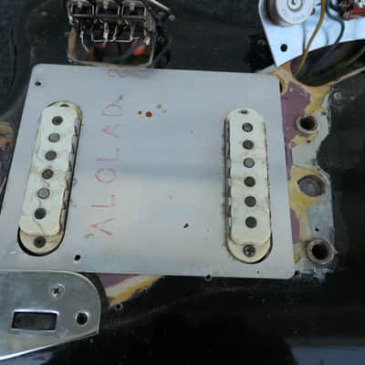 Vintage Fender Jaguar 1962 Black Refin SURFS UP image 11