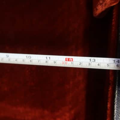 Vintage 1980s Fender G & L Precision Bass Jazz Telecaster Bass NO LOGO Case Fits 46 X 12.5 X 3.5 Fits Many Models Red Fuzzy Lining Rare Well Made image 3