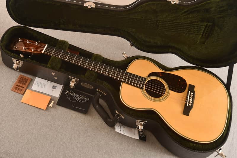 Martin Custom Shop 0 28 Parlor Style Bearclaw Italian Alpine Wild Rosewood #2884374 image 1