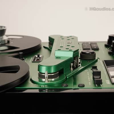 Akai GX-635D Reel-to-Reel Tape Deck Custom Green - Restored - 1 Year Warranty image 10