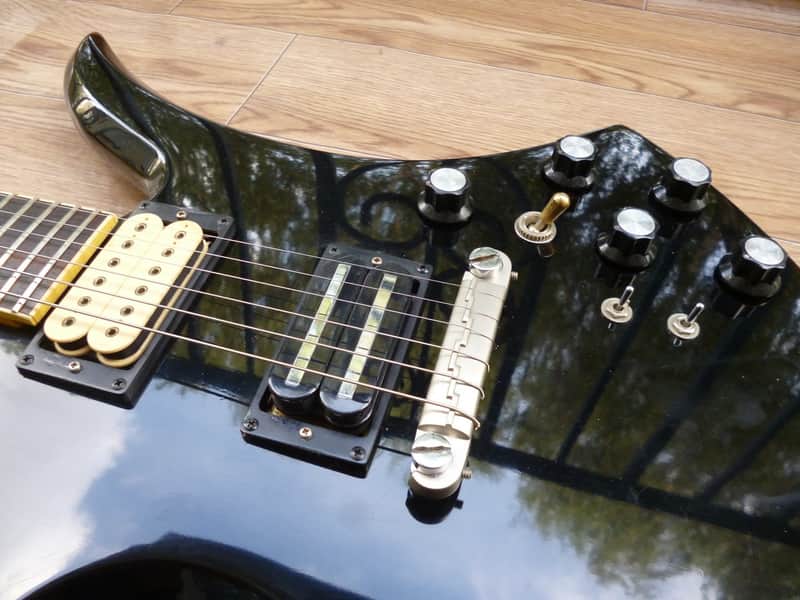 Fernandes Mockingbird MG-70X MIJ 1990 Black | Reverb