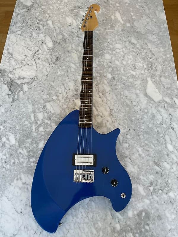 Breadwinner Copy Scalloped Fretboard Classic Blue image 1
