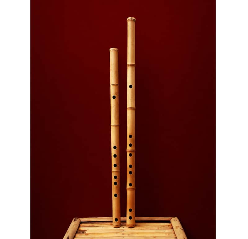 Authentic Vietnamese Bamboo Flute – Handcrafted Masterpiece | Yellow Bamboo | Professional Sound Quality | Key Options: C, A, Bb,B, G (Lowest Note) image 1