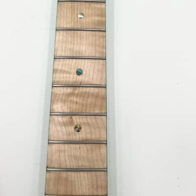 Warmtone Custom Guitars Flamed Maple Strat Style Neck- Green Flames #2 image 11