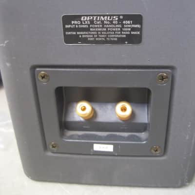 Pair of Optimus Pro LX5 Speakers With Linaeum Tweeters - Great Sound image 9