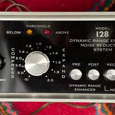 dbx 128 Dynamic Range Enhancer / Noise Reduction System 1970s - Black image 5