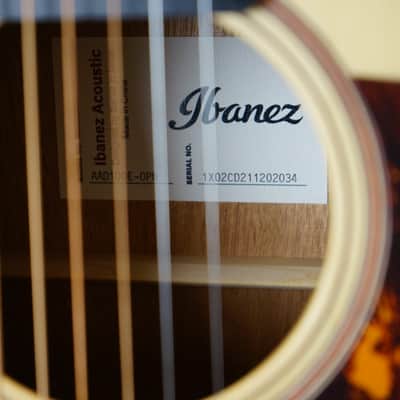 Ibanez AAD100E-OPN Advanced Acoustic Dreadnought - Open Pore Natural image 9