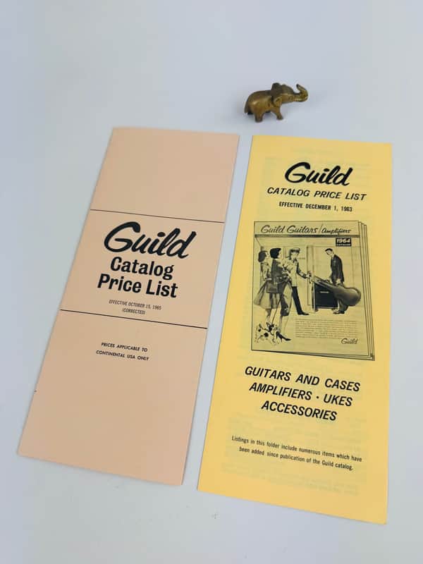 Guild Catalog Price List, Set of 2 1965 image 1