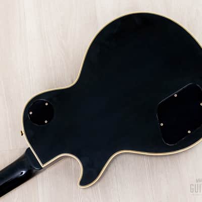 2000s Edwards by ESP E-LP-98LTC Custom Black Beauty, Ebony Nitro Lacquer w/ USA Seymour Duncans, Japan image 14