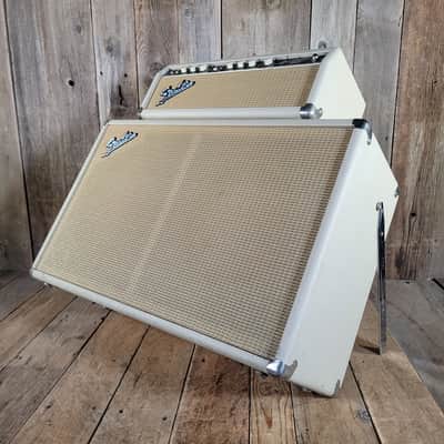 Fender Bassman RARE 6G6-C Head & Cabinet 1964 Near Mint W/ Original White Covers image 5