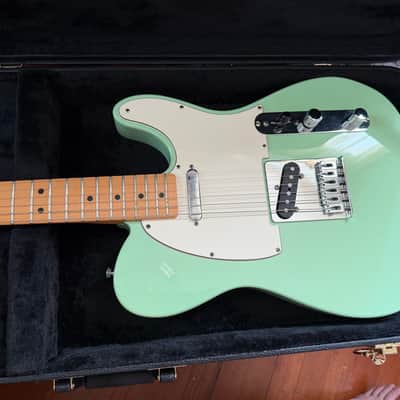 Fender Telecaster special edition guitar matching headstock 2009 - Sea foam green image 17