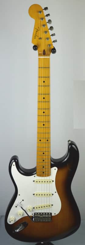 Fender MIJ ST' 57 LH Stratocaster Reissue 1993 2-Tone Sunburst Gaucher image 1