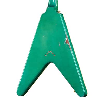 NEW! Gibson Custom Flying V Custom - Teal Sparkle Murphy Lab Heavy Aged - 2026 Custom Collection - Limited Edition - Authorized Dealer - Pre-Order image 2