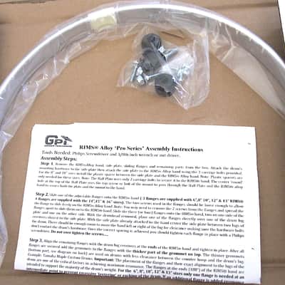 10" GPI Gauger Percussion RIMS Alloy Pro Series Suspension Mount - NOS image 7