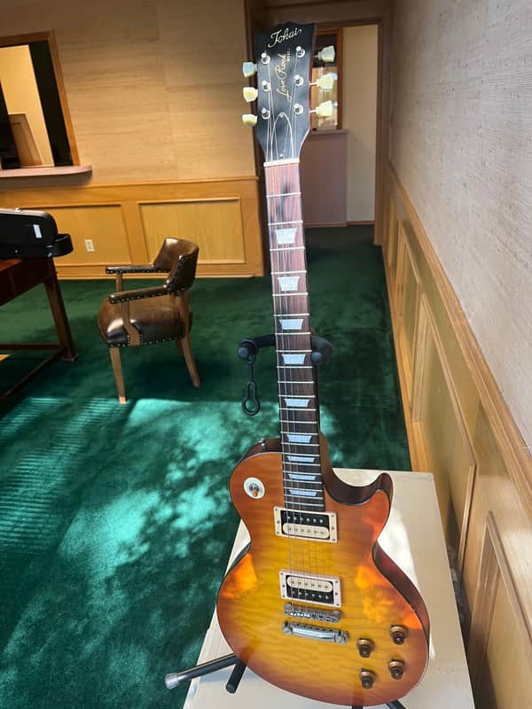 Tokai  Love Rock Model 2002 Honey Gold Quilted Finish image 1