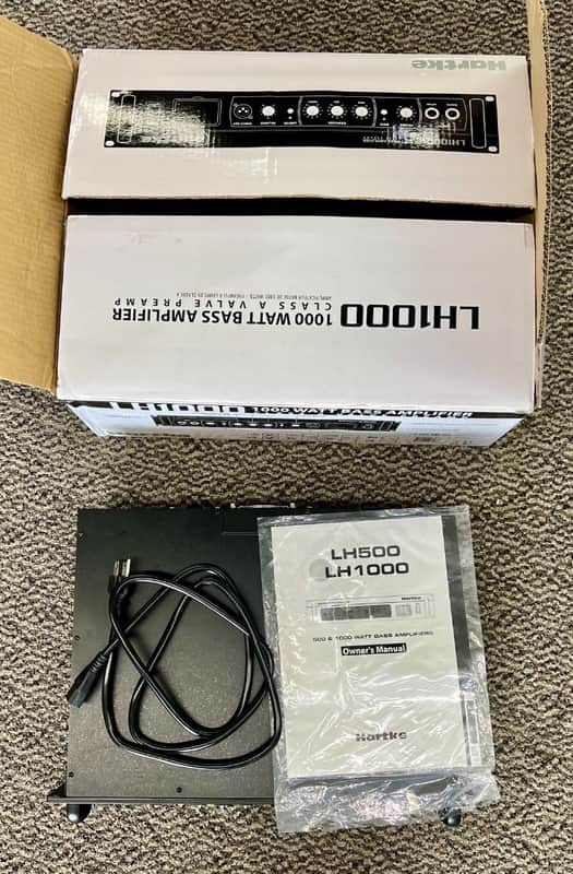 Hartke LH1000 Bass Guitar Amplifier Head - 1000 Watts - Project image 1