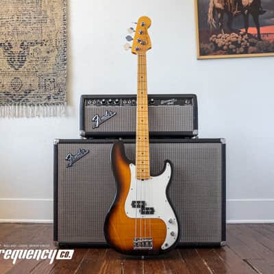 Fender Select Precision Bass in a Two Tone Sunburst wit a Flamed Maple Top and Fretboard - 2012 image 2