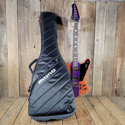 Kauer Banshee Custom Firebird Baritone - Tangelo Orange and Deep Purple Flake image 24
