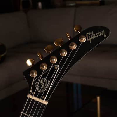 Gibson The Explorer CMT with TP-6 Tailpiece and Bound Curly Maple Top 1982 Cherry Sunburst image 9