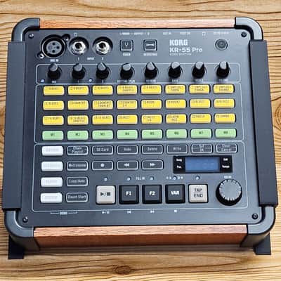 The Analog Source 45 Degree Angled Black Color Desktop Stands For KORG KR-55 PRO Rhythm Drum Machine image 2