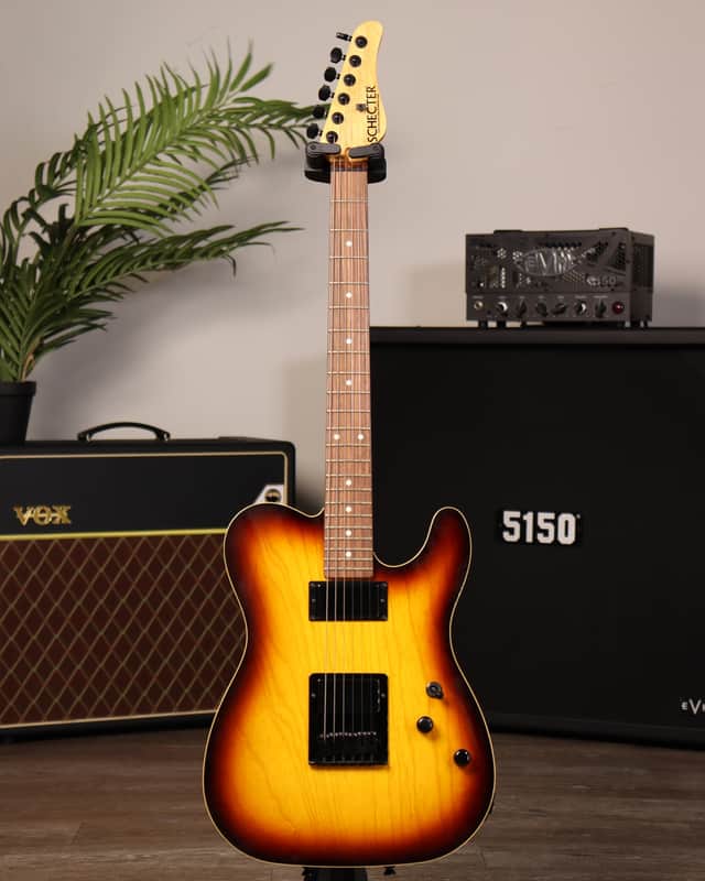 2013 Schecter USA Custom Shop PT in Vintage Burst Finish image 1