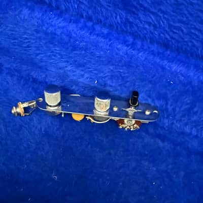 1971 Vintage Fender Telecaster Electronics Control Assembly Pots Knobs Switch Plate Jack Caps Tip 1971 1966 image 3