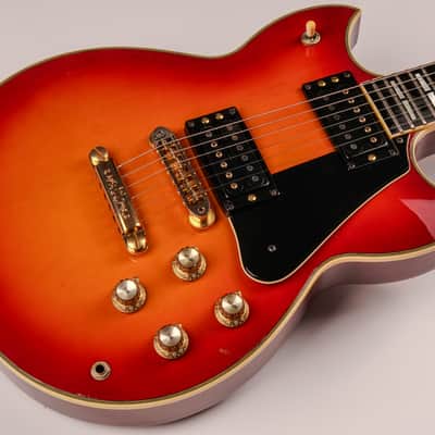 Yamaha SG1000 1982 Japan - Cherry Sunburst - Gold Hardware - Ebony - Coil SplitYamaha SG1000 1982 Japan - Cherry Sunburst - Gold Hardware - Ebony - Coil Split image 2