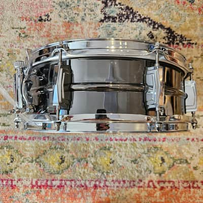 Ludwig Black Beauty 14x5" Nickel Over Brass 8-Lug Snare image 7
