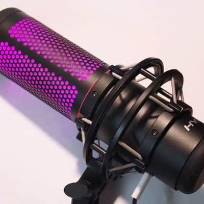 HyperX Quadcast S USB microphone RGB lighting - used image 2