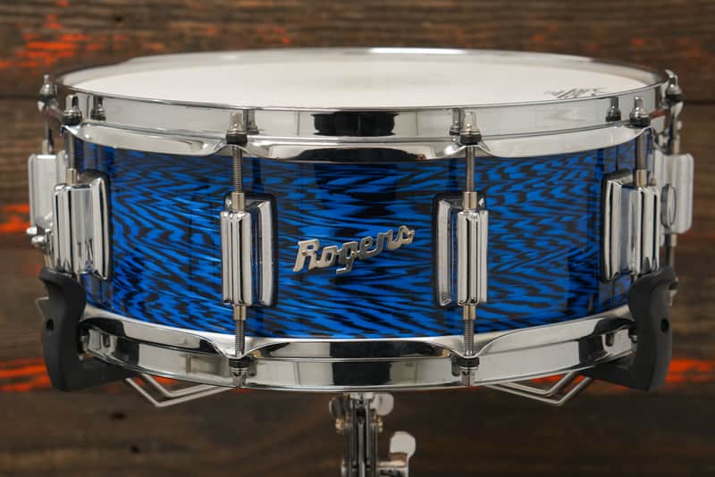 Rogers 5x14" Dyna-Sonic (Reissue) Wood Snare Drum - Blue Onyx image 1