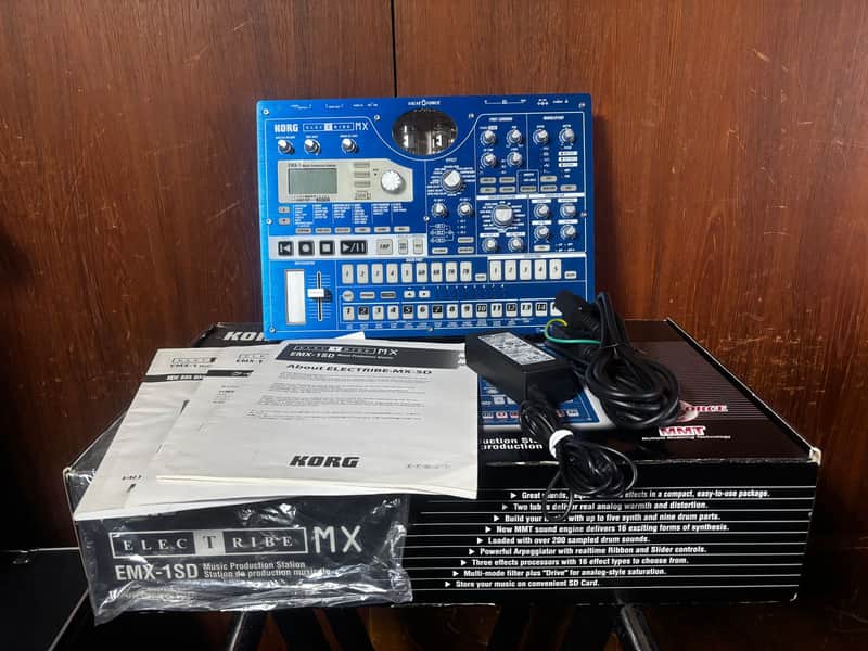 KORG 真空管アンプ搭載アルペジエーター ELECTRIBE EMX-1SD Korg Electribe EMX-1 Blue 2000s | Reverb Canada